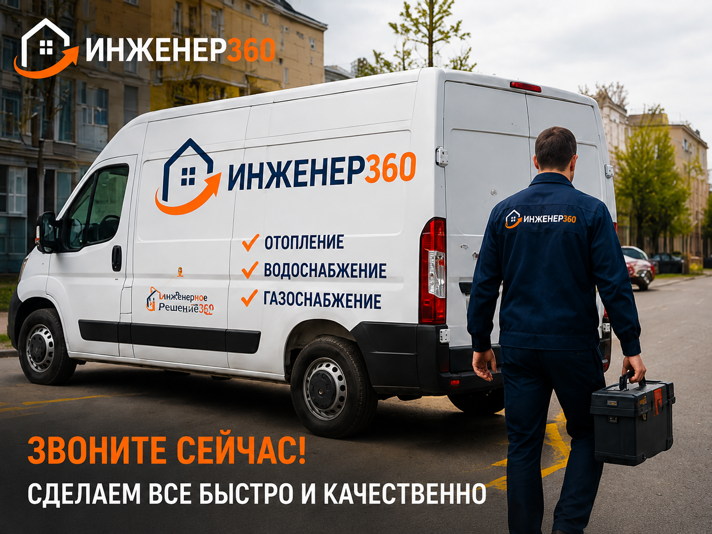 Брендированный сервисный автомобиль компании